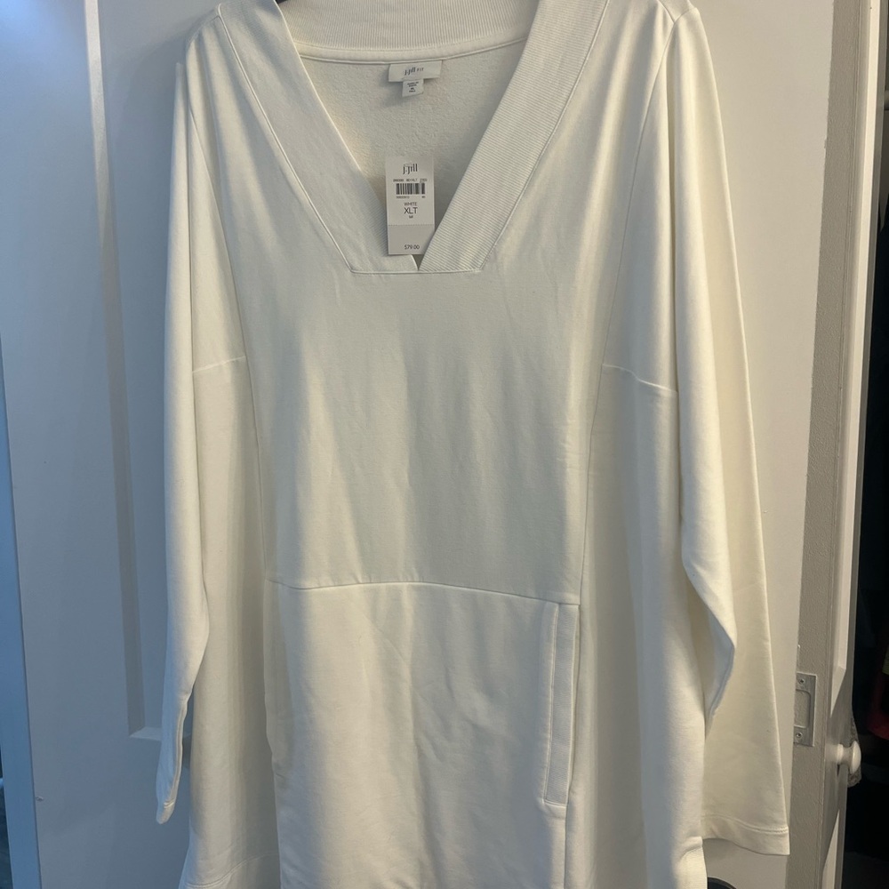 J. Jill White V-Neck Top